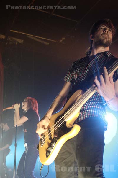 PARAMORE - 2008-06-18 - PARIS - Le Bataclan - Hayley Nichole Williams - Jeremy Clayton Davis - Joshua Neil Farro